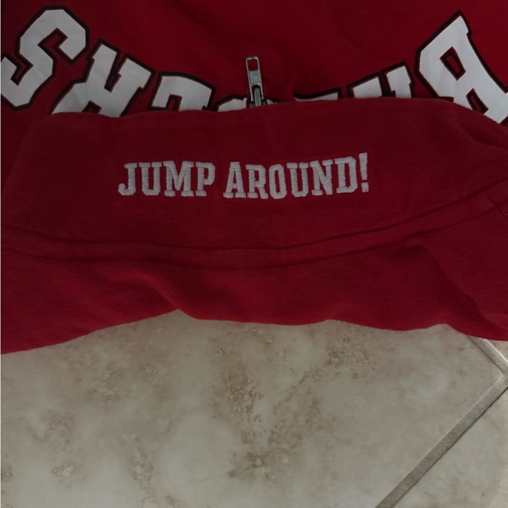 Red Badgers zip sweatshirt pink VS medium - Picture 5 of 5